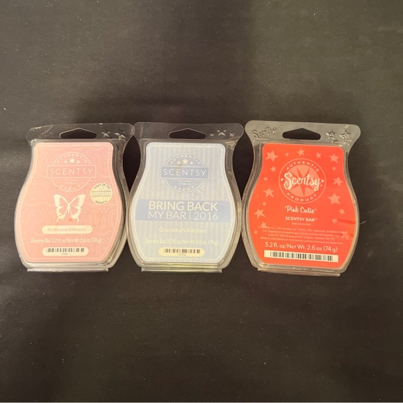 Scentsy Other - Scentsy Lot Of 3 Wax Bars Mixed Lot.
